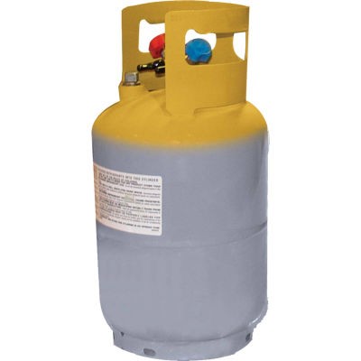 30 lb. Refrigerant Recovery Tank WITH FLOAT SWITCH and 1/4” FL-M