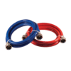 Washing Machine Supply Line, 2 pack (red and blue)